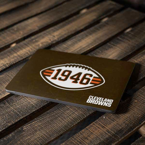NFL Cleveland Browns Alternate Distressed Apple MacBook Air Skin
