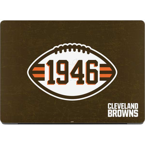 NFL Cleveland Browns Alternate Distressed Apple MacBook Pro 14-inch Skin