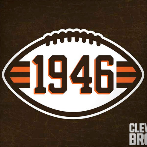 NFL Cleveland Browns Alternate Distressed MacBook Skins