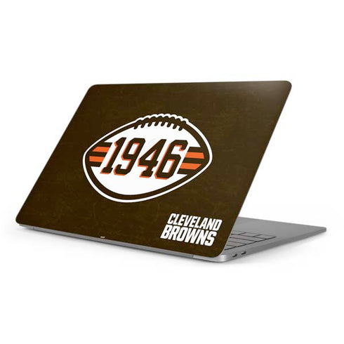 NFL Cleveland Browns Alternate Distressed Apple MacBook Pro 16-inch Skin