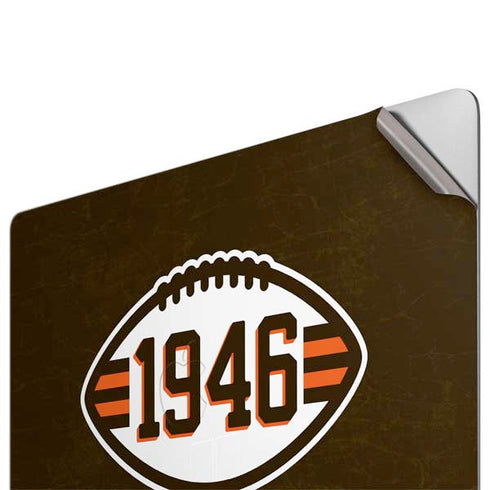NFL Cleveland Browns Alternate Distressed Apple MacBook Pro 16-inch Skin