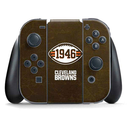 NFL Cleveland Browns Alternate Distressed Nintendo Skins