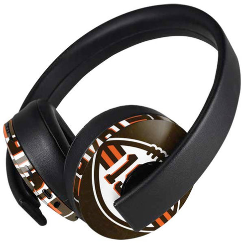 NFL Cleveland Browns Alternate Distressed PlayStation 4 Gold Wireless Headset Skin