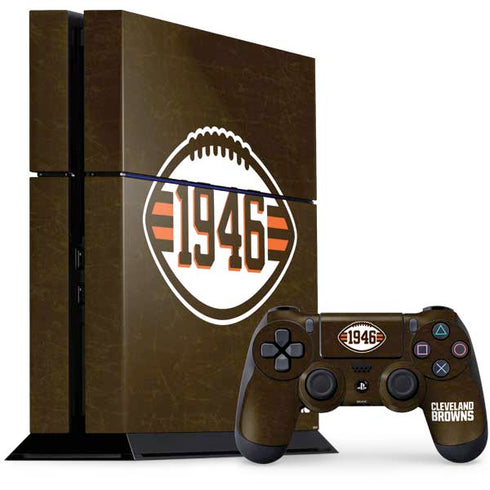NFL Cleveland Browns Alternate Distressed PlayStation PS4 Skins