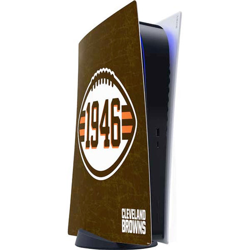 NFL Cleveland Browns Alternate Distressed PlayStation PS5 Skins