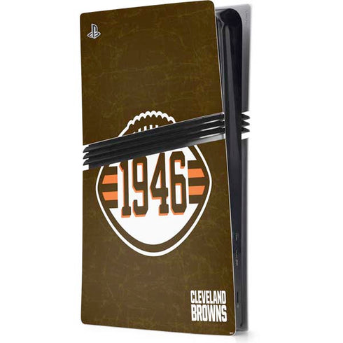 NFL Cleveland Browns Alternate Distressed PlayStation PS5 Skins