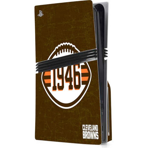 NFL Cleveland Browns Alternate Distressed PlayStation PS5 Skins