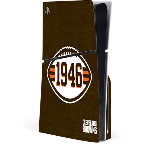 NFL Cleveland Browns Alternate Distressed PlayStation PS5 Skins
