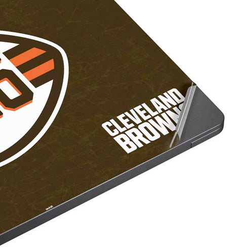 NFL Cleveland Browns Alternate Distressed Surface Laptop 7 13.8in Skin