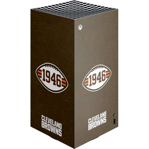 NFL Cleveland Browns Alternate Distressed Xbox Series X Skins