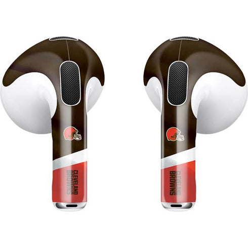 NFL Cleveland Browns Apple AirPods (3rd Gen 2021) Skin