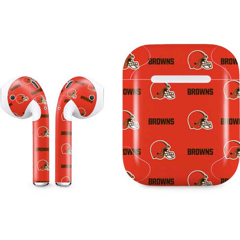 NFL Cleveland Browns Blitz Series Apple AirPods Skin