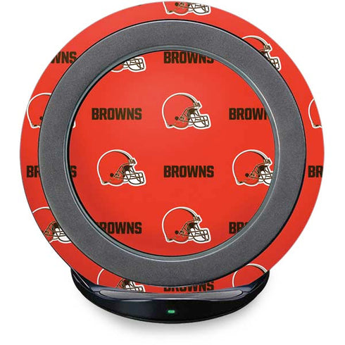 NFL Cleveland Browns Blitz Series Fast Charge Wireless Charging Stand Skin