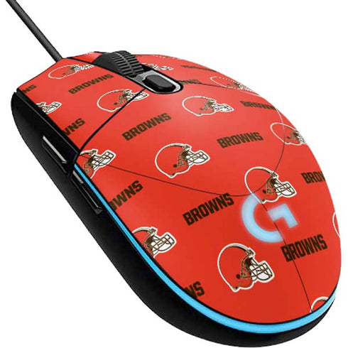 NFL Cleveland Browns Blitz Series G203 Prodigy RGB Wired Gaming Mouse Skin