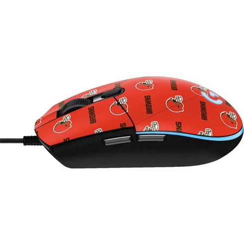 NFL Cleveland Browns Blitz Series G203 Prodigy RGB Wired Gaming Mouse Skin