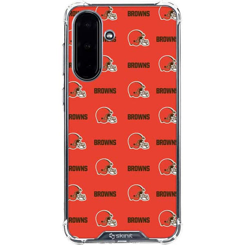 NFL Cleveland Browns Blitz Series Galaxy A36 5G Clear Case