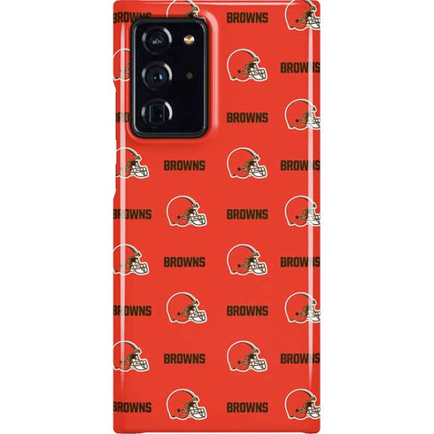 NFL Cleveland Browns Blitz Series Galaxy Cases