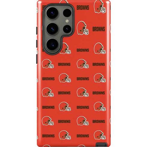 NFL Cleveland Browns Blitz Series Galaxy S23 Ultra Pro Case