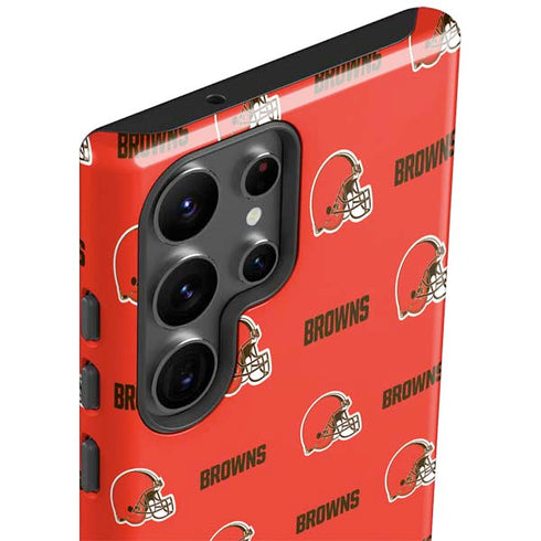 NFL Cleveland Browns Blitz Series Galaxy S23 Ultra Pro Case