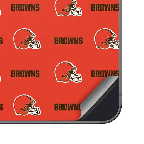 NFL Cleveland Browns Blitz Series Galaxy S25 Plus Skin