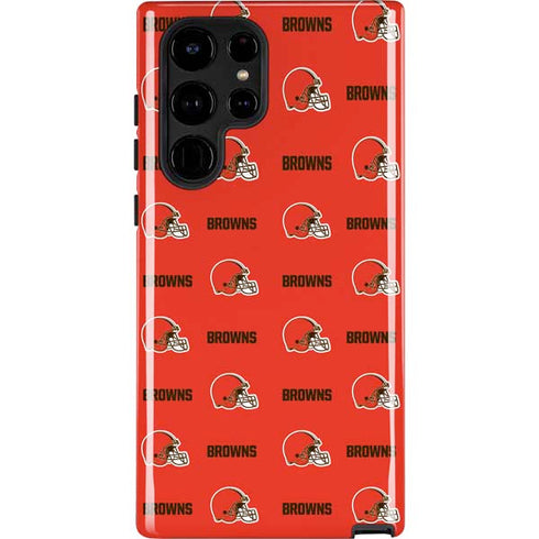 NFL Cleveland Browns Blitz Series Galaxy Cases