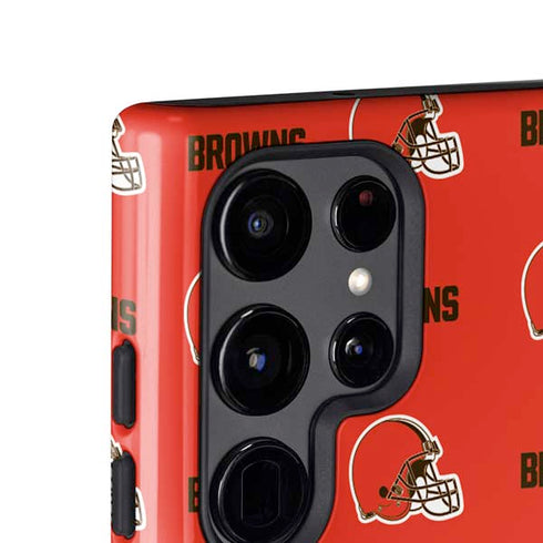 NFL Cleveland Browns Blitz Series Galaxy S25 Ultra Impact Case