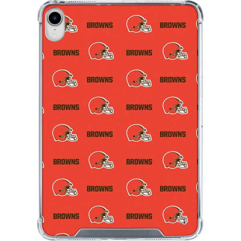 NFL Cleveland Browns Blitz Series iPad 11th Gen (2025) Clear Case