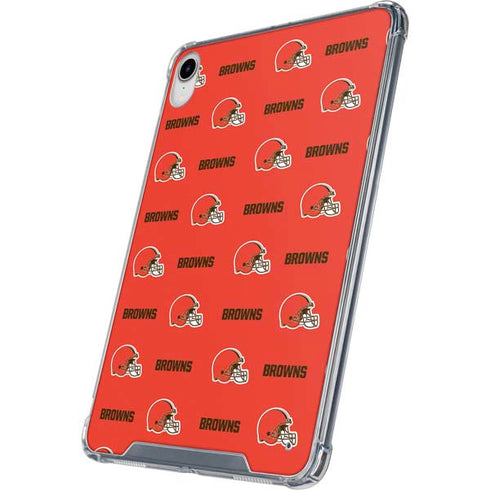 NFL Cleveland Browns Blitz Series iPad 11th Gen (2025) Clear Case