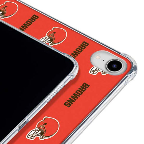 NFL Cleveland Browns Blitz Series iPad 11th Gen (2025) Clear Case