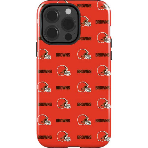 NFL Cleveland Browns Blitz Series iPhone 15 Pro Impact Case
