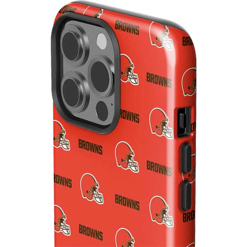 NFL Cleveland Browns Blitz Series iPhone 15 Pro Impact Case