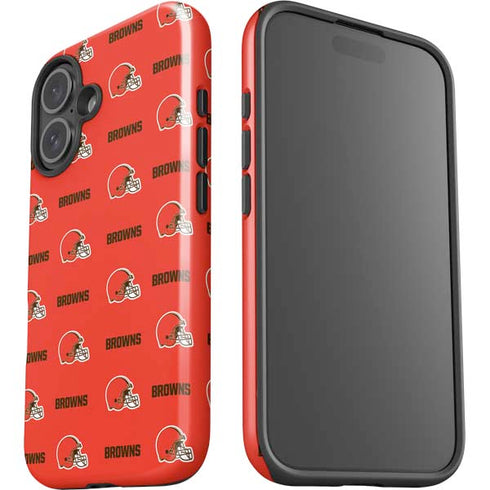NFL Cleveland Browns Blitz Series iPhone 16 Impact Case