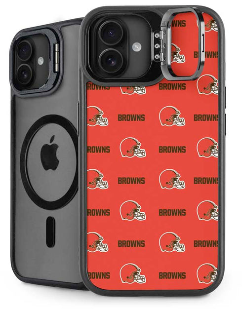 NFL Cleveland Browns Blitz Series iPhone 16 Plus Kickstand Case