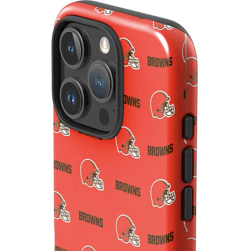 NFL Cleveland Browns Blitz Series iPhone 16 Pro Max Impact Case
