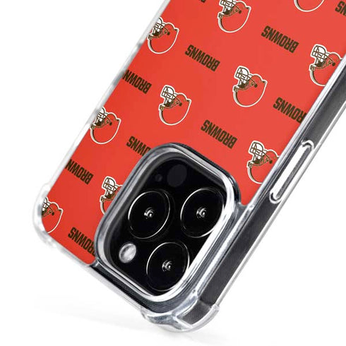 NFL Cleveland Browns Blitz Series iPhone 16 Pro Max MagSafe Case