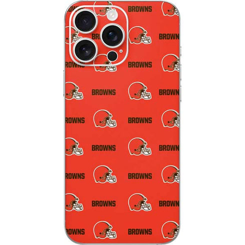 NFL Cleveland Browns Blitz Series iPhone 16 Pro Max Skin