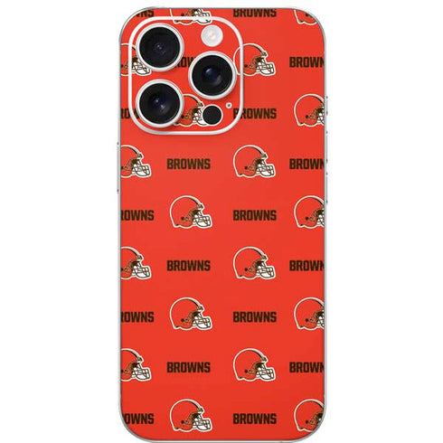 NFL Cleveland Browns Blitz Series iPhone 16 Pro Skin