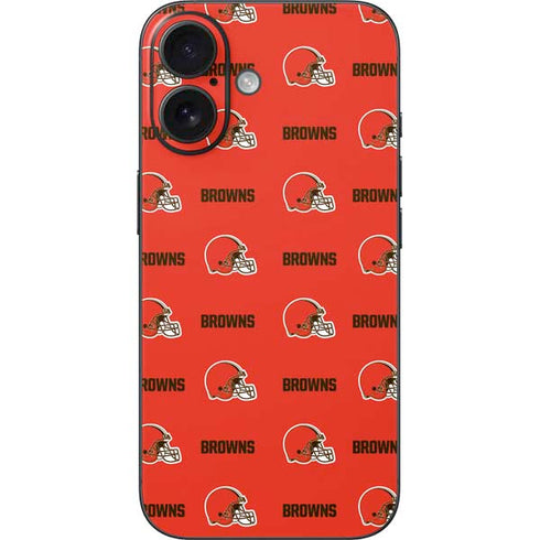 NFL Cleveland Browns Blitz Series iPhone 16 Skin