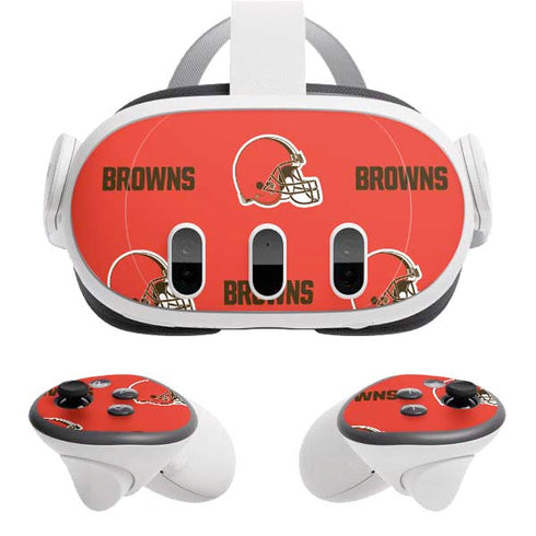 NFL Cleveland Browns Blitz Series Meta Quest 3 Skin
