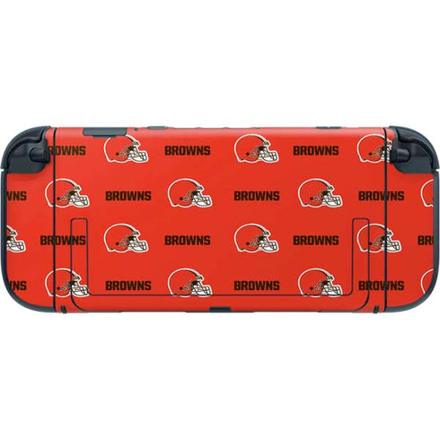 NFL Cleveland Browns Blitz Series Nintendo Switch 2 (2025) with Joy-Con Skin