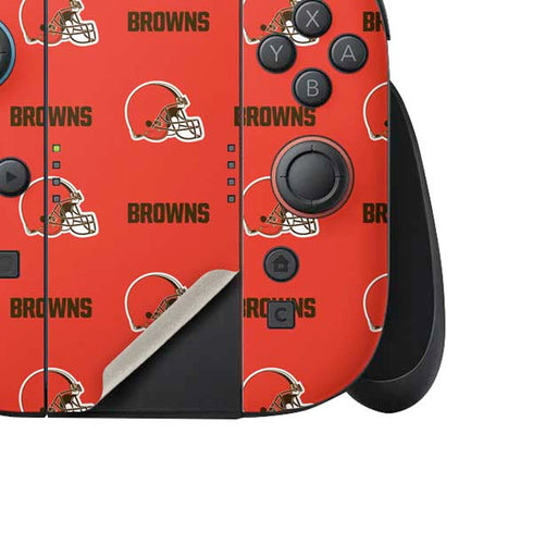 NFL Cleveland Browns Blitz Series Nintendo Switch 2 (2025) Joy-Con Controller Skin