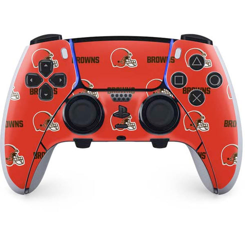 NFL Cleveland Browns Blitz Series PS5 DualSense Edge Pro Controller Skin
