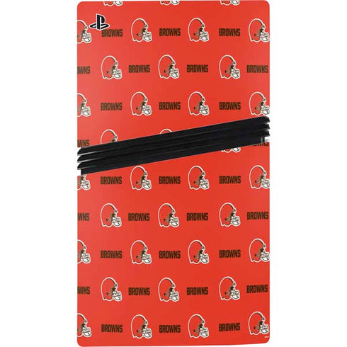 NFL Cleveland Browns Blitz Series PS5 Pro Console Skin
