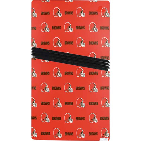 NFL Cleveland Browns Blitz Series PS5 Pro Console Skin
