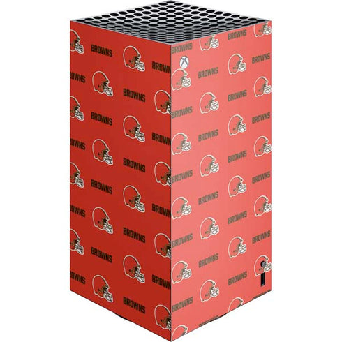 NFL Cleveland Browns Blitz Series XBox Series X Digital Edition Console Skin