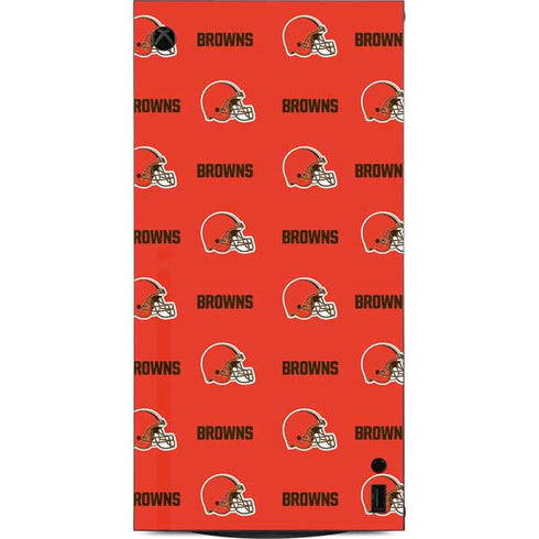 NFL Cleveland Browns Blitz Series XBox Series X Digital Edition Console Skin