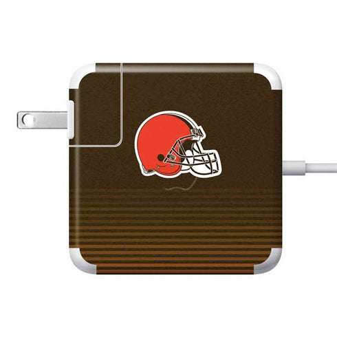 NFL Cleveland Browns Breakaway 85W Power Adapter (15 and 17 inch MacBook Pro Charger) Skin