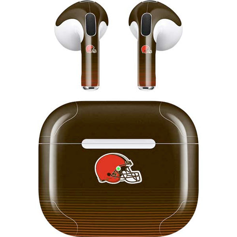 NFL Cleveland Browns Breakaway Apple AirPods (3rd Gen 2021) Skin
