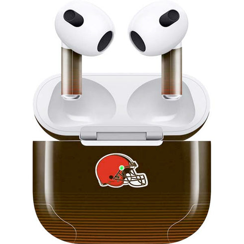 NFL Cleveland Browns Breakaway Apple AirPods (3rd Gen 2021) Skin