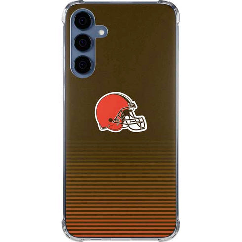 NFL Cleveland Browns Breakaway Galaxy A55 5G Clear Case